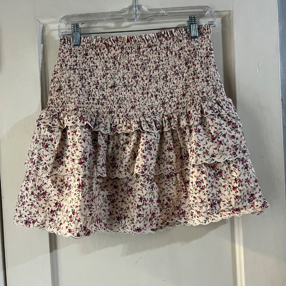 Hyacinth House Floral Steff Mini Skirt Western XS - Picture 9 of 10